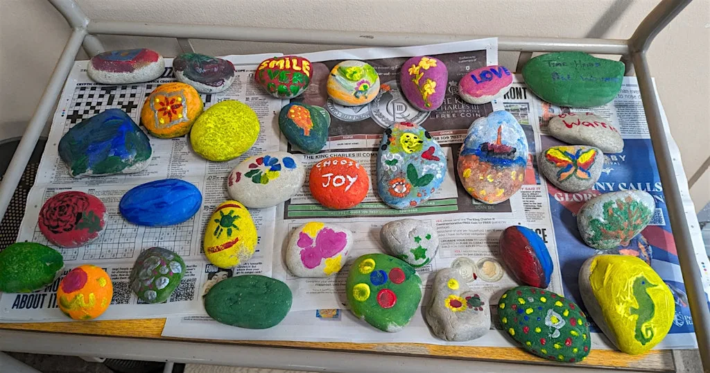 (Tasty) Rock Painting at Swamp