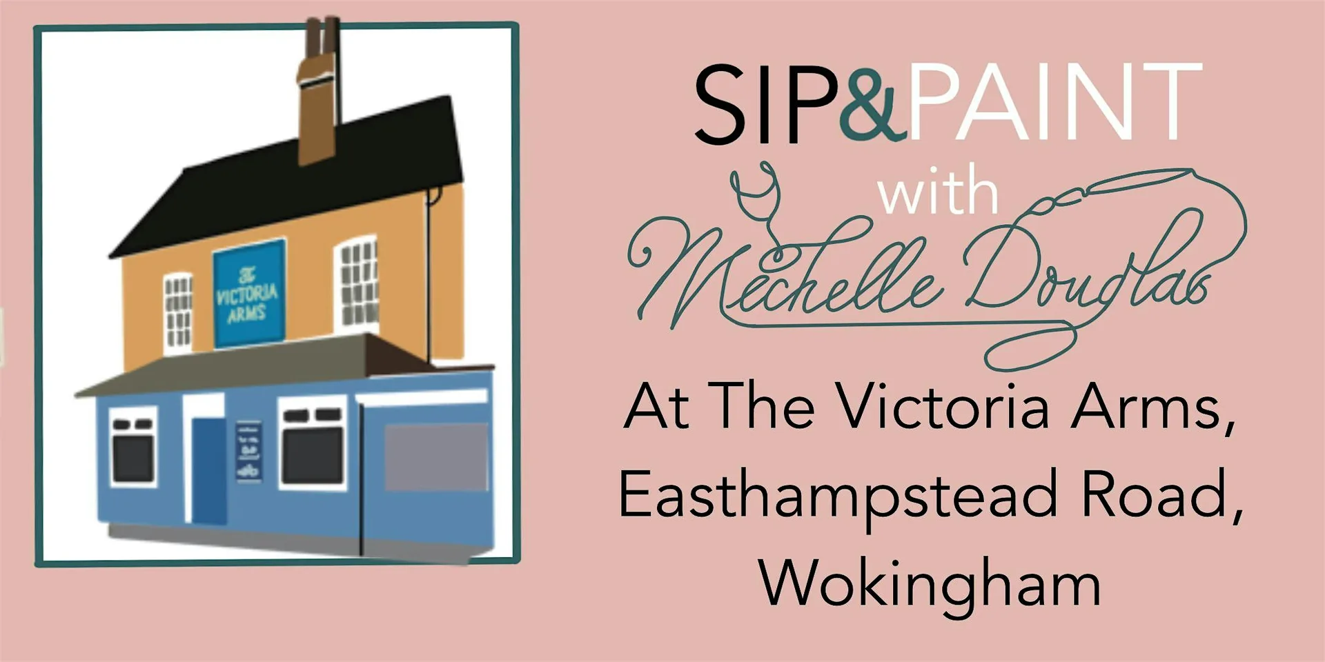 Sip & Paint with Michelle Douglas at The Vic.