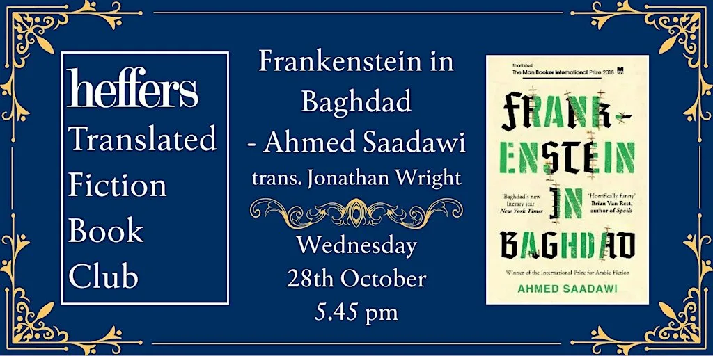 October Translated Fiction Bookclub, at Heffers Bookshop