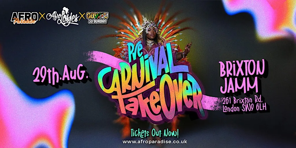 London x Amsterdam Carnival Warm Up Party 2026 at Brixton Jamm