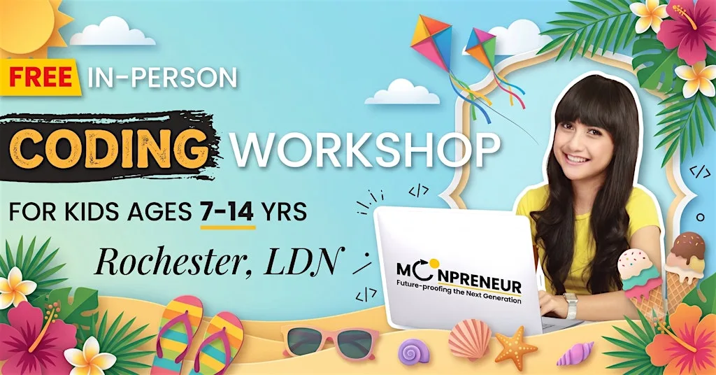 Free In-person Coding Class in Rochester For Kids Ages 7-14 Years at The Rochester Grammar School