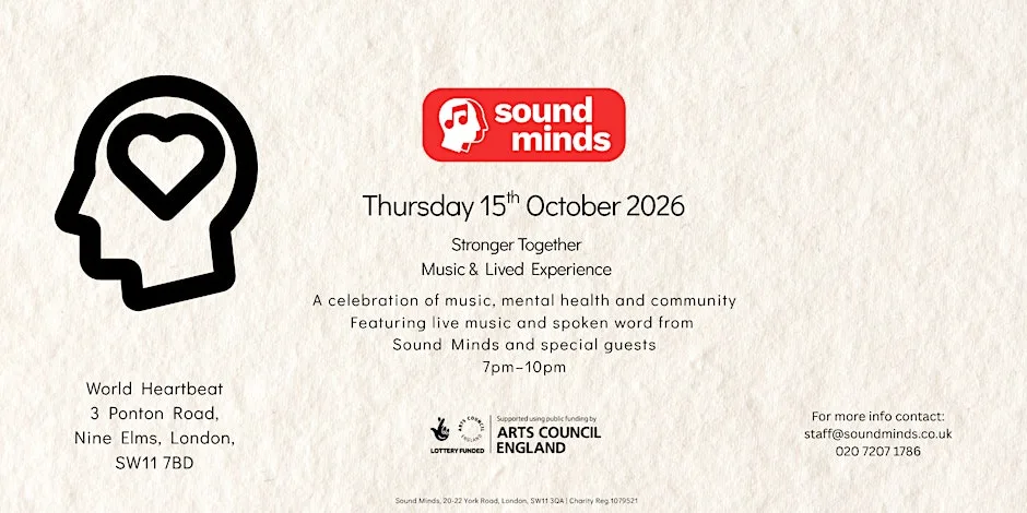 Stronger Together : Music & Lived Experience at World Heart Beat Embassy Gardens - cafe, concert venue and music academy