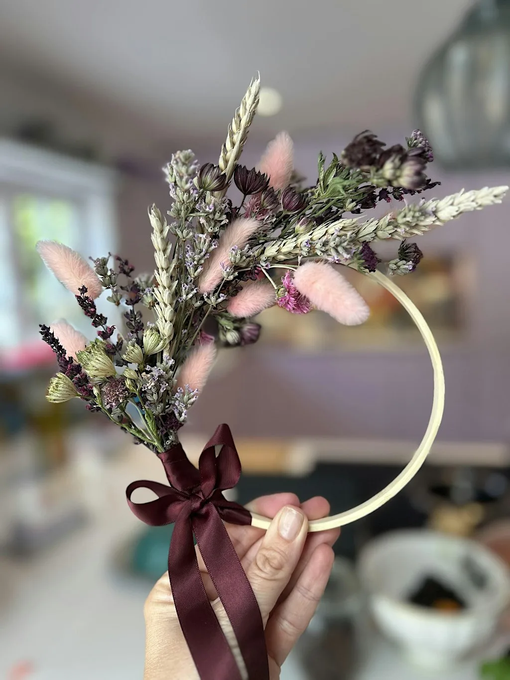Dried Flower Hoop
