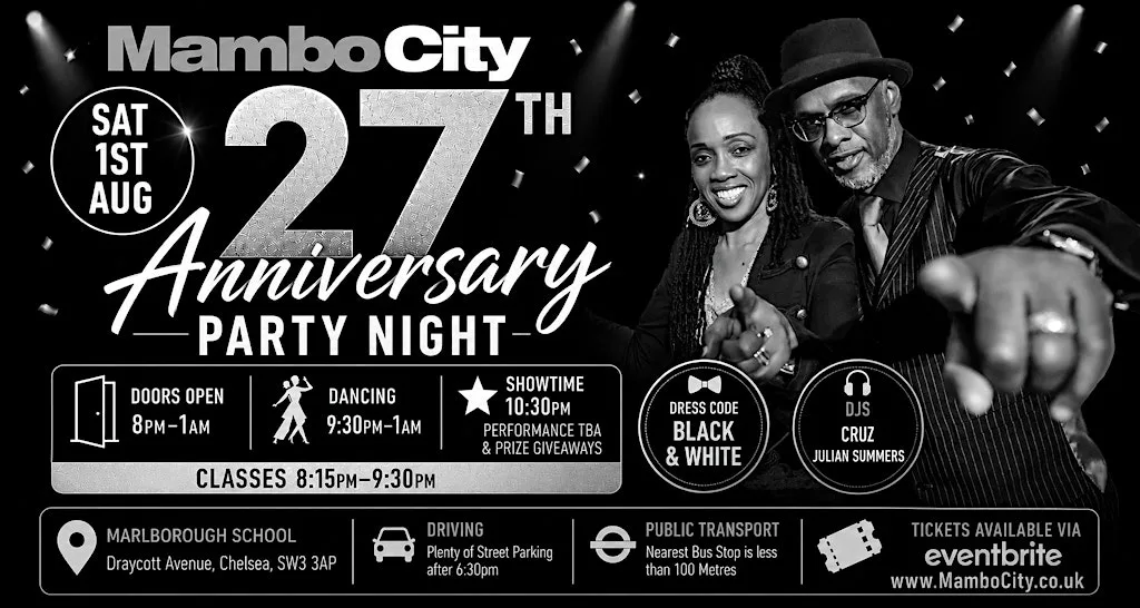 MC 27th Anniversary - 50% of Tickets sold online, 50% on the Door!!