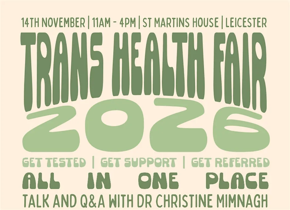 Trans* Health Fair 2026 at St Martin's House Conference Centre Leicester