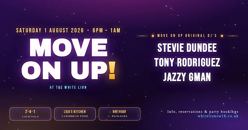 MOVE ON UP! The 1st Saturday of the month party.