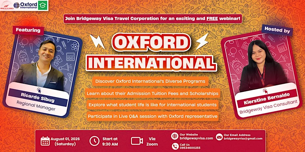STUDY ABROAD WITH OXFORD INTERNATIONAL