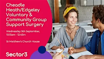 Voluntary & Community Group Support Surgery - Cheadle Heath/Edgeley