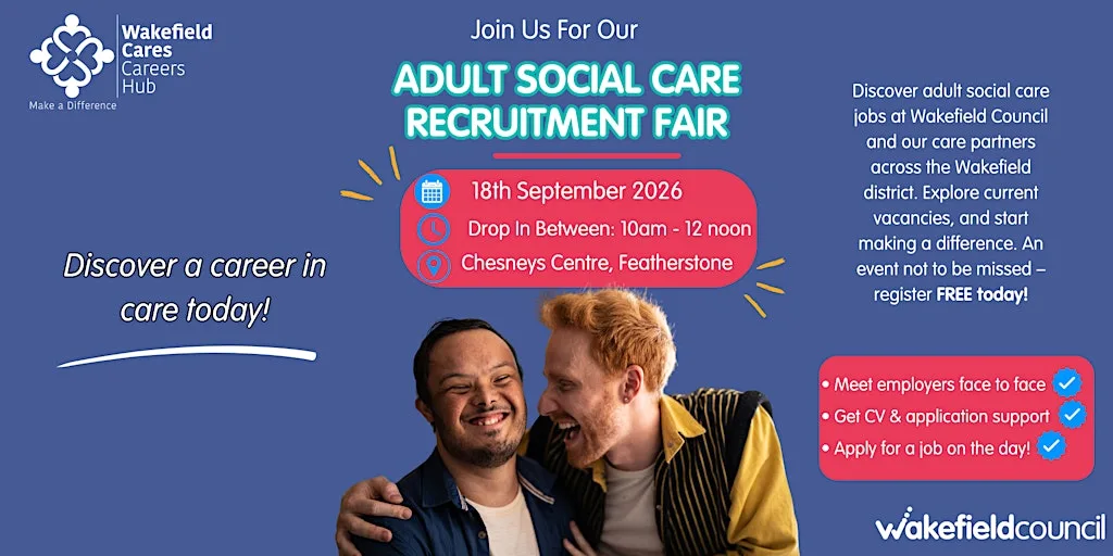 Discover A Career In Adult Social Care - Recruitment Fair