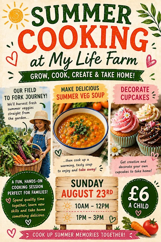 Summer Cooking - Field to Fork at Thompson House Equestrian Centre