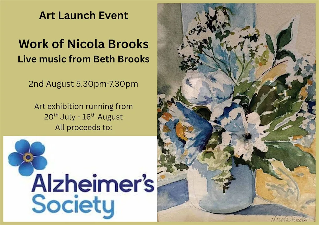 art launch @ temperance | Nicola Brooks for Alzheimer's Society at Temperance