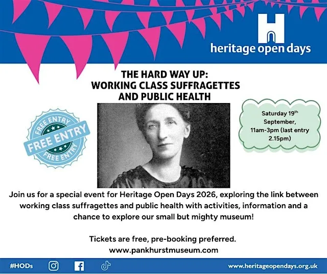 The Hard Way Up - Free Museum Event at Pankhurst Centre