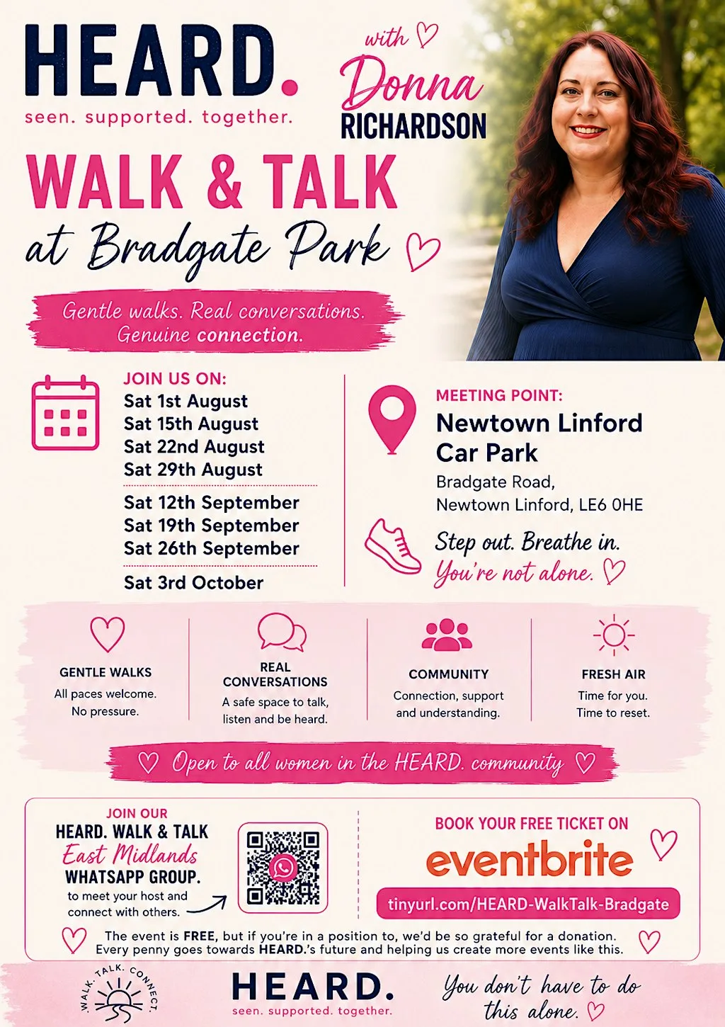 HEARD. Walk & Talk -East Midlands. at Bradgate Park
