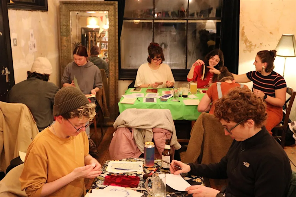 Monoprinting Workshop Pink Moon: Outside Edition at Pink Moon