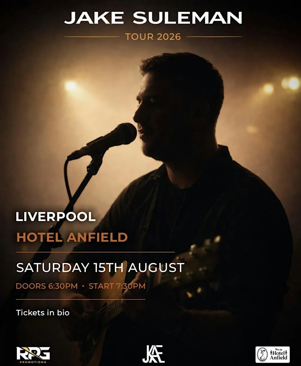 Jake Suleman live!!! at Hotel Anfield