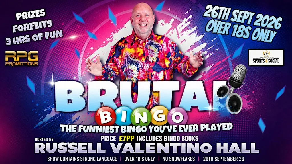 Brutal bingo night at Mackadown Sports & Social Club