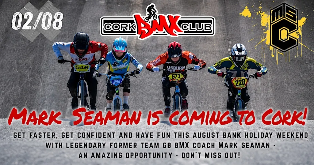 Coaching with Mark Seaman at Cork BMX Club