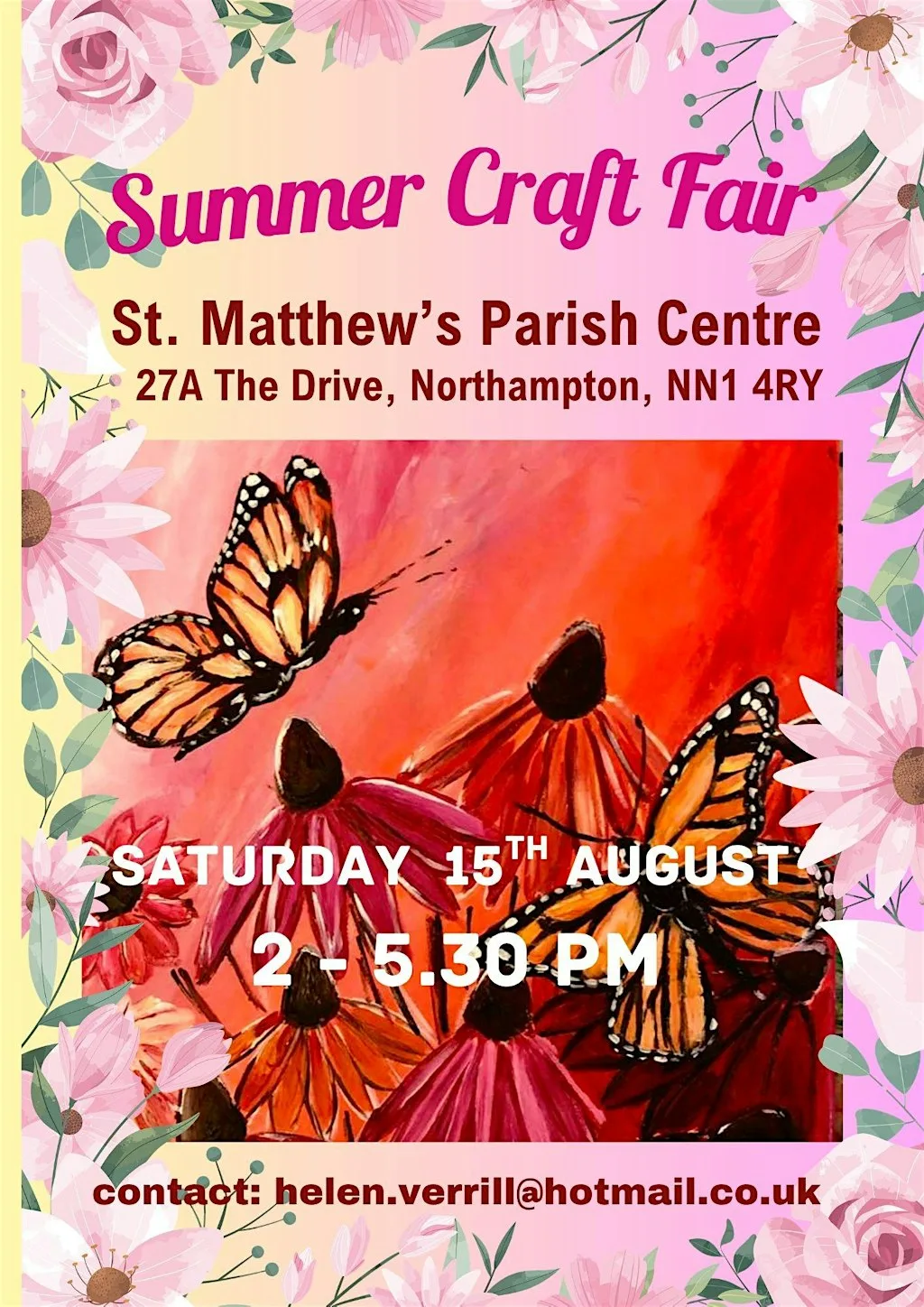 Summer Craft Fair at St Matthew's church rooms, Northampton