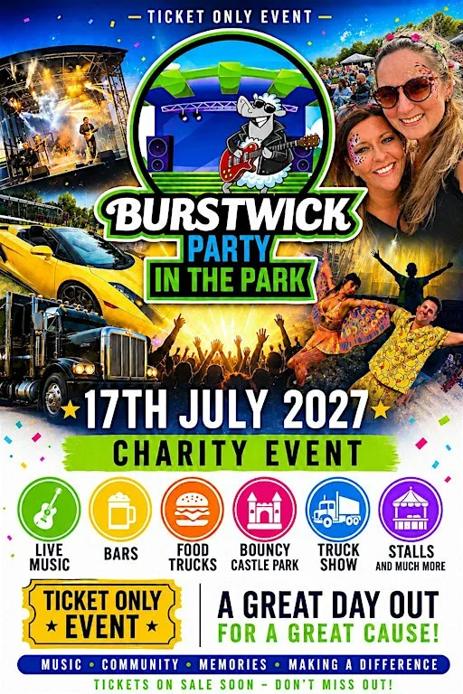 Burstwick party in the Park 2027 at Burstwick Party in The