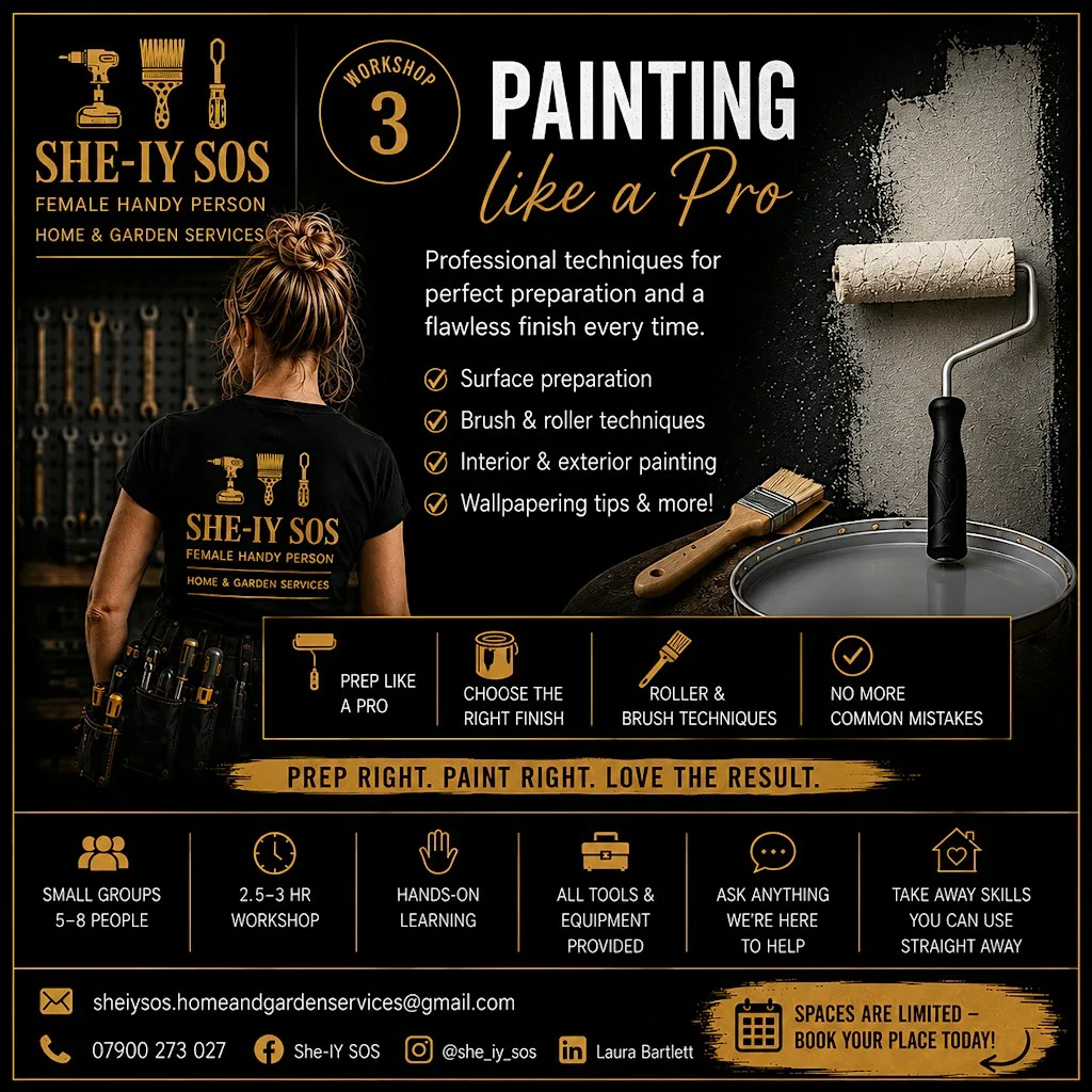 She-IY SOS Confidence Workshops - Painting Like a Pro