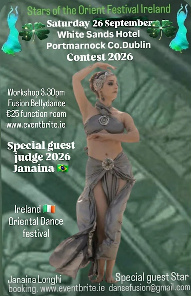 FUSION BELLYDANCE WORKSHOP WITH JANAINA LONGHI