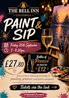 Paint & sip at the Bell Inn