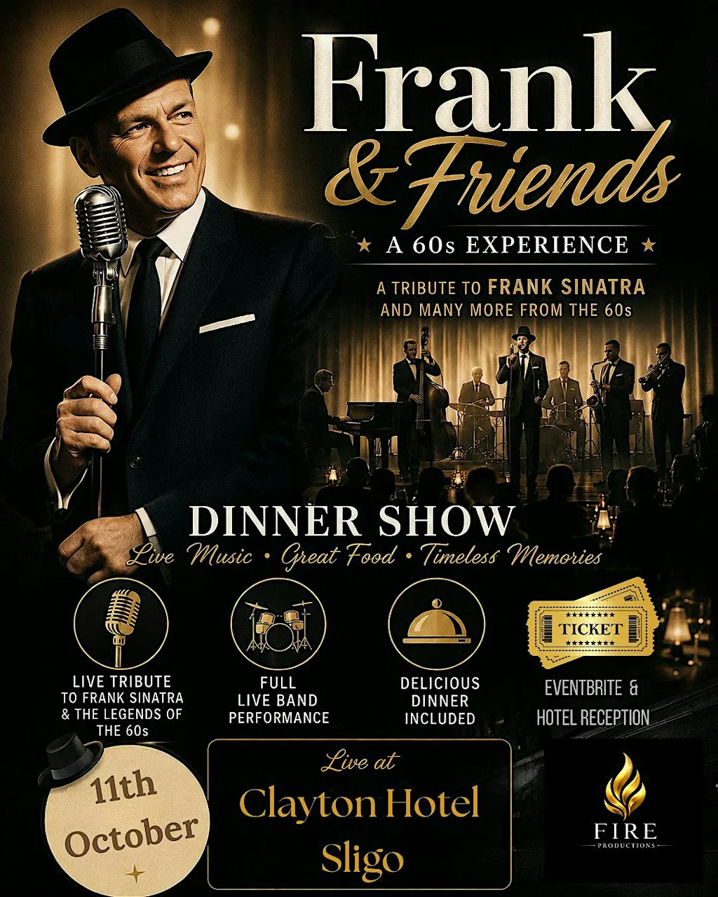 Frank & Friends - Frank Sinatra 60s Experience - Clayton Hotel Sligo at Clayton Hotel Sligo