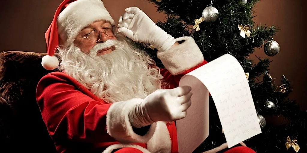 Dear Santa Claus..... A chance to meet Santa Claus in his Christmas Grotto at Delamere Station House