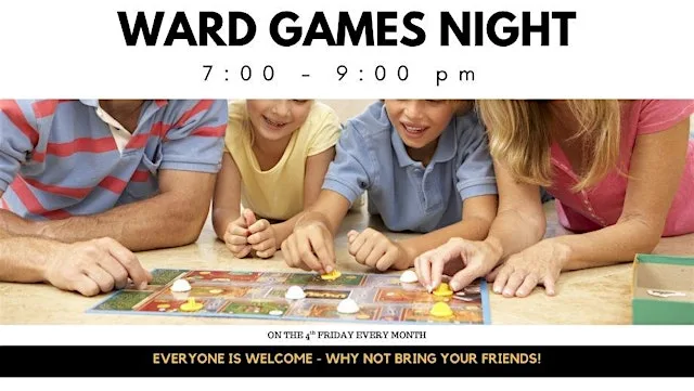 Ward Game Night at The Church of Jesus Christ of Latter-day Saints