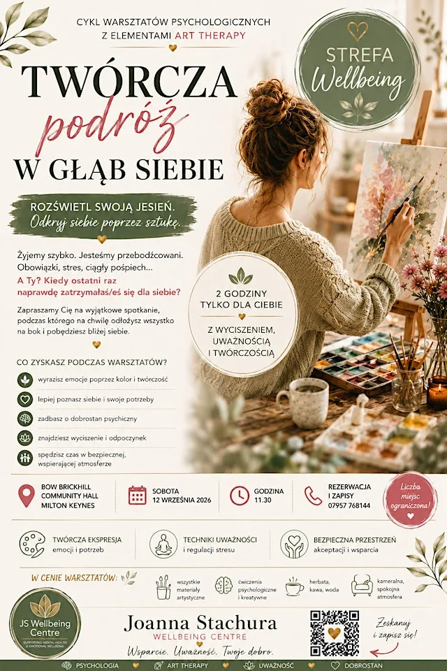 “Twórcza podróż w głąb siebie “ at Bow Brickhill Community Hall