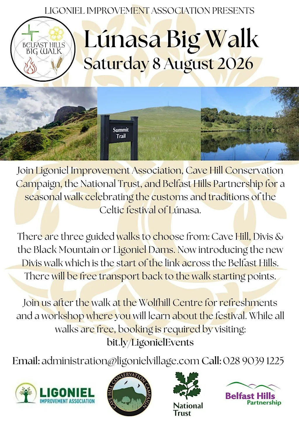 Lúnasa Big Walk: Cave Hill Trail