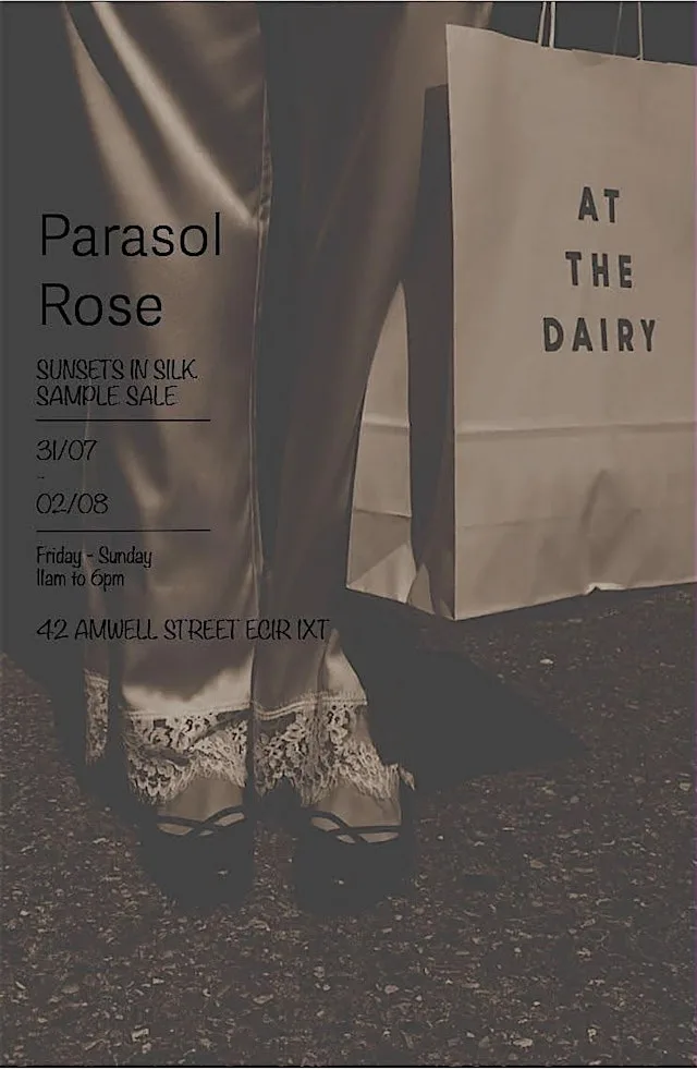 Parasol Rose Summer Sunset Sample Sale