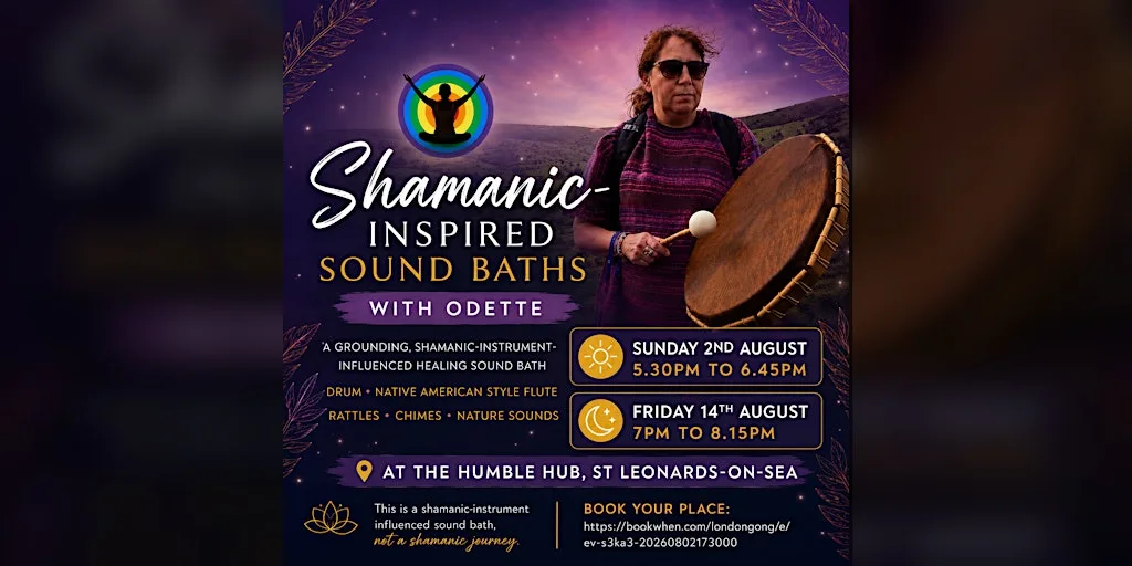 Shamanic-Inspired Healing Sound Bath - St Leonards on Sea at The Humble Hub studio