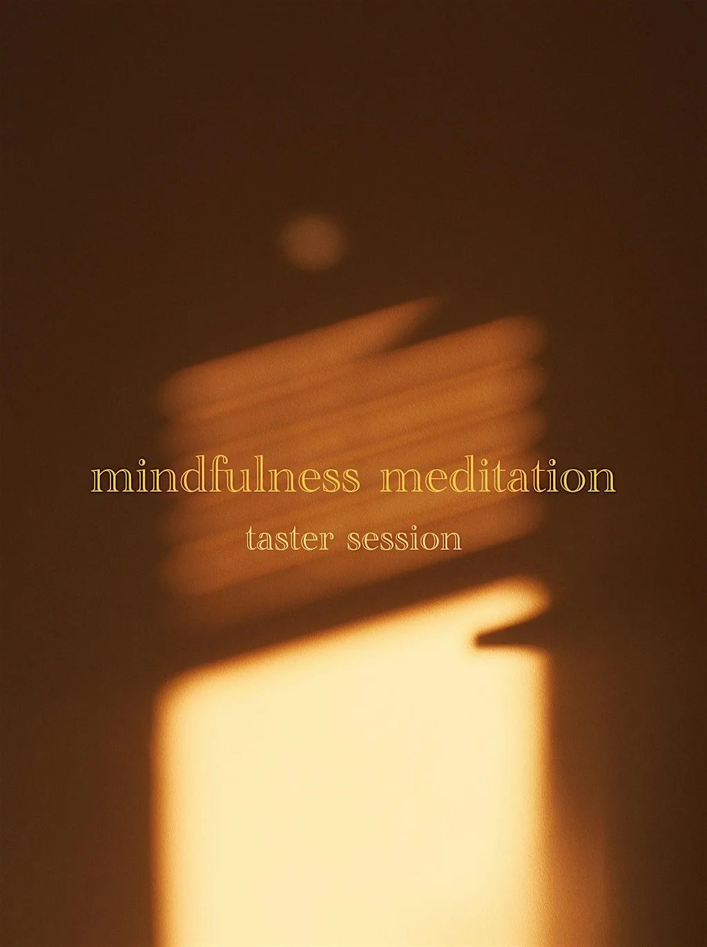Mindfulness Meditation Taster Session - hosted by Niall Miller at The Hidden Gardens