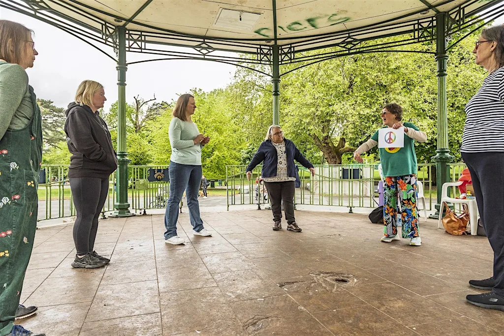 Wellbeing Walk and Laughter at Priory Park Tennis Courts