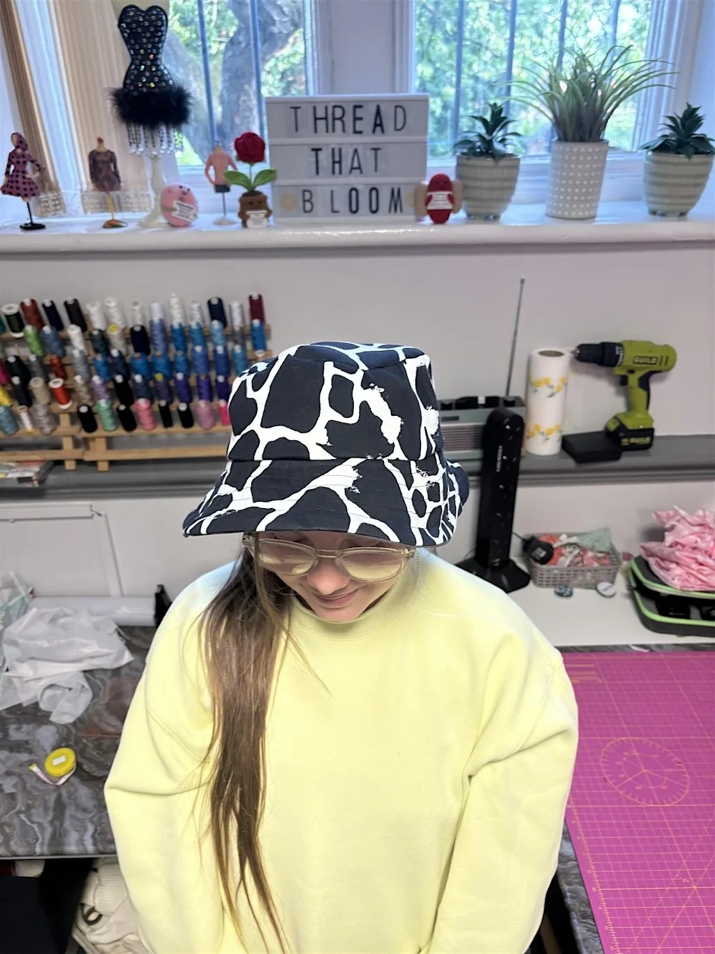 Bucket Hat workshop at Crook Business Centre