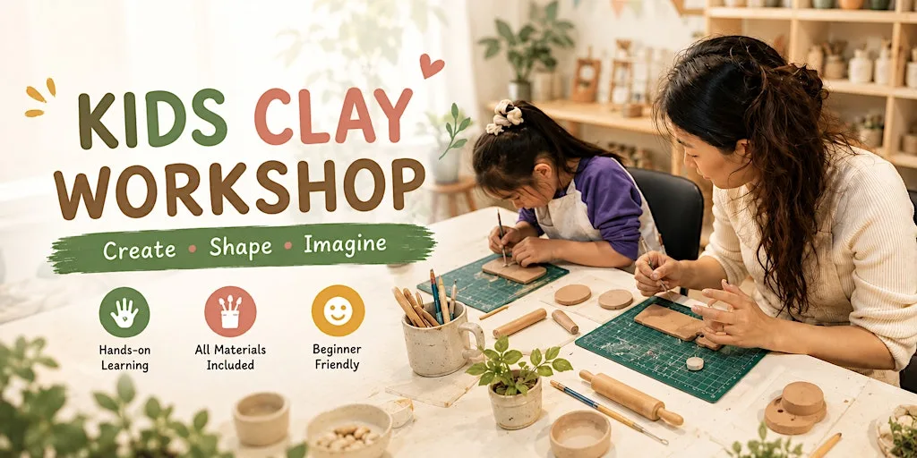 Kids Clay Workshop in Glasgow | Creative Clay for Ages 3–18 at O&E ART CRAFT STUDIO