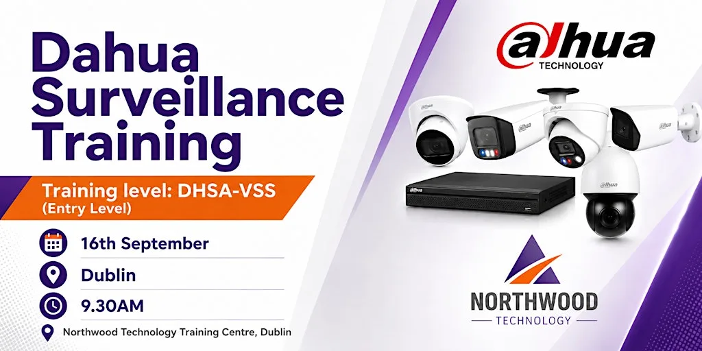 Dahua Surveillance Training (DHSA-VSS) - Dublin