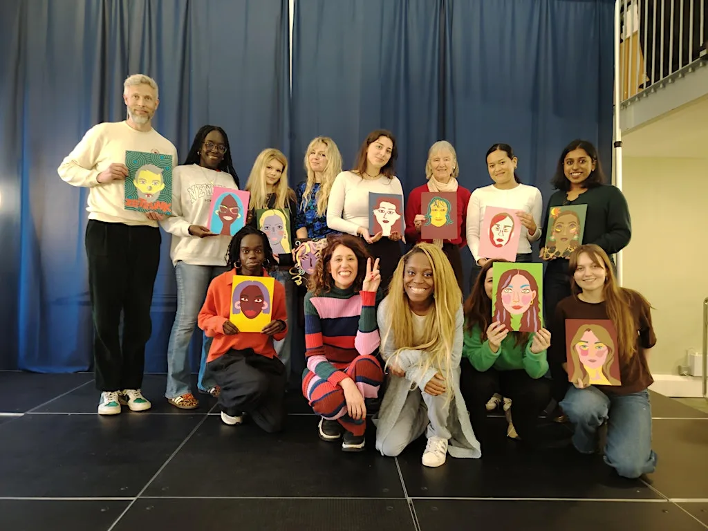 Self- Portrait Collage Workshop in Nunhead at The Hill Station Cafe