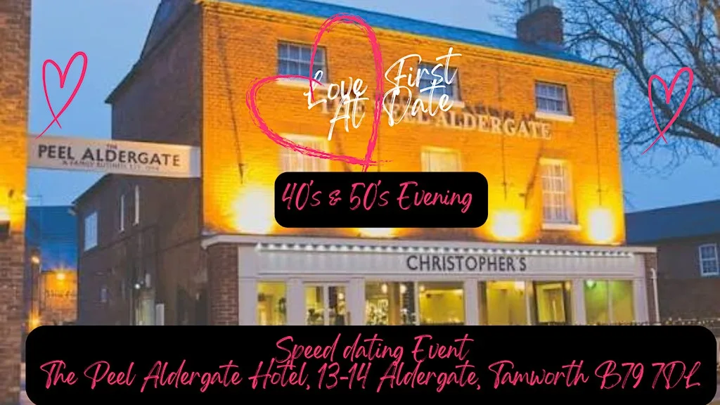 40's & 50's Speed Dating Evening in Tamworth Staffordshire at Christopher's British Bistro - Restaurant