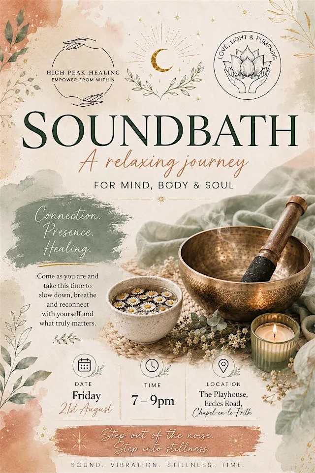 Reiki Infused Double Sound Bath at The Playhouse
