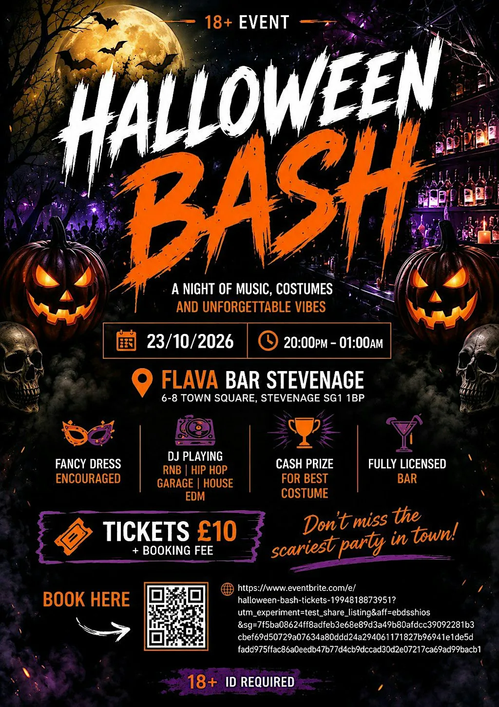 Halloween Bash at Flava Bar