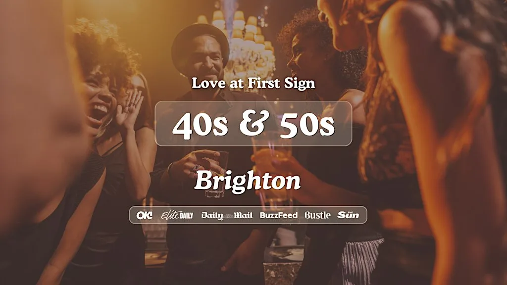 Brighton Singles Night, 40s & 50s | The Wine Cellar | Love at First Sign at The Wine Cellar
