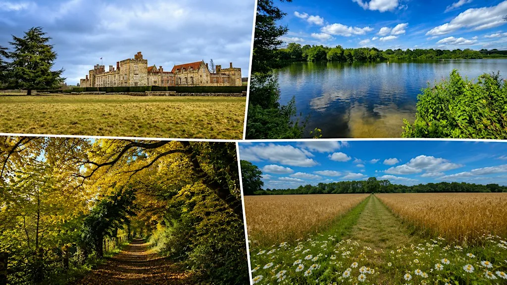 HIKE 20km Eden Valley - Rivers, Lakes & Henry VIII's Medieval Manor House at Victoria Station