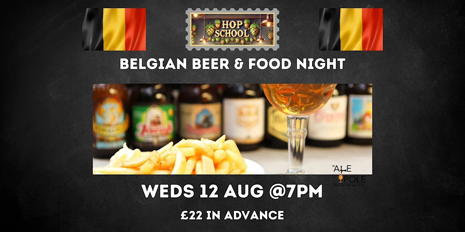 Hop School: Belgian Beer and Food Night at The Ale Pole