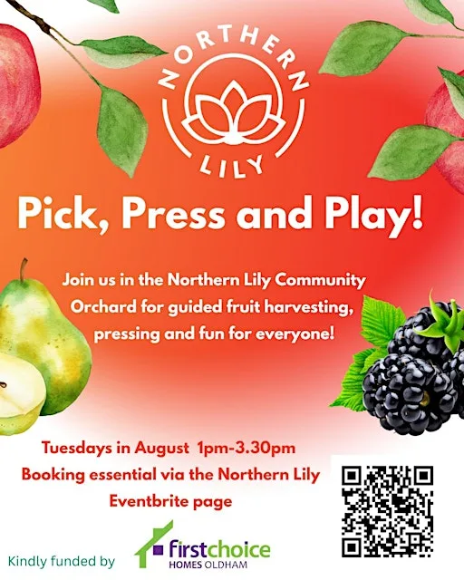 Pick, Press and Play at Grass Roots Oldham - Northern Lily
