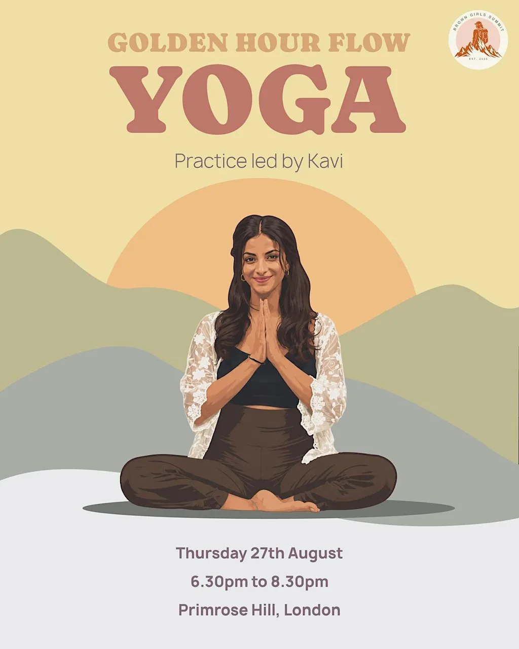 Golden Hour Flow: Sunset Yoga & Picnic at Primrose Hill