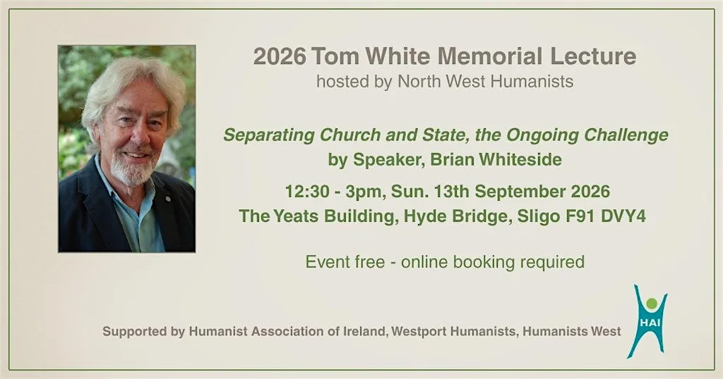 Talk: Separating Church and State, the Ongoing Challenge by Brian Whiteside at Yeats Building