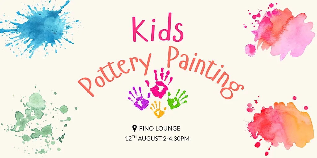 Kids Pottery Painting Fino Lounge at Fino Lounge
