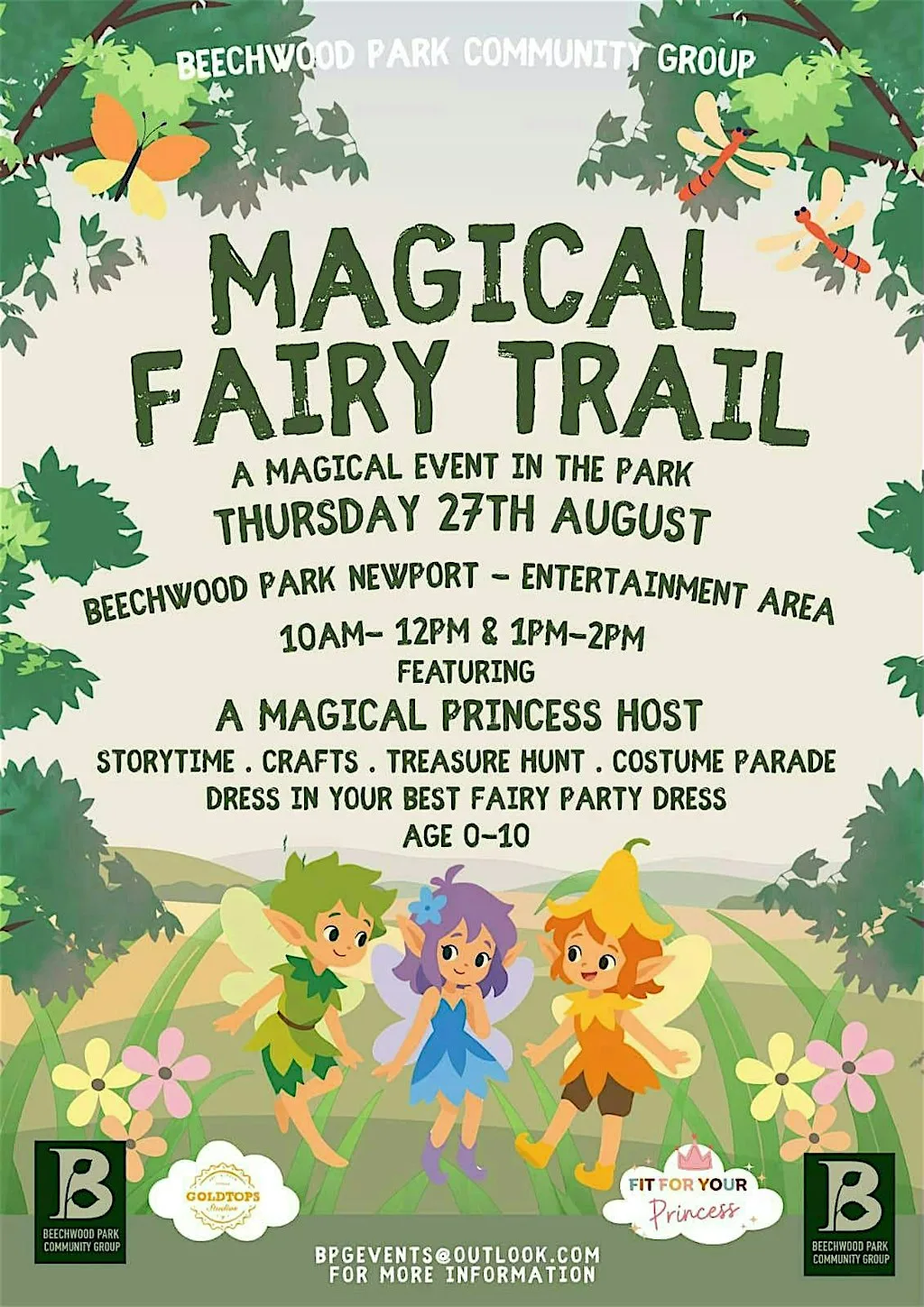 Magical Fairy Trail at Beechwood Park, Entertainment Area